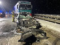 17. Januar. BAB 44 Büren.