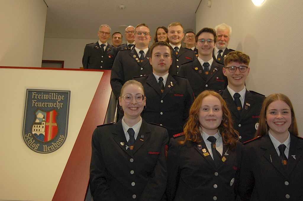 20. Februar. Musikzug Schloß Neuhaus der Freiwilligen Feuerwehr Paderborn.